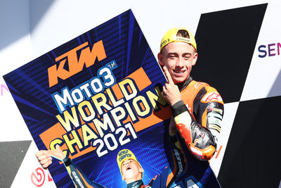 Red Bull KTM Ajo Motorsport rider Pedro Acosta Moto3 World Champion!