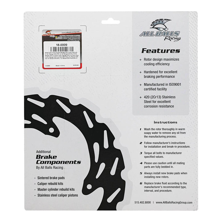 Brake Disc Front – 18-0009