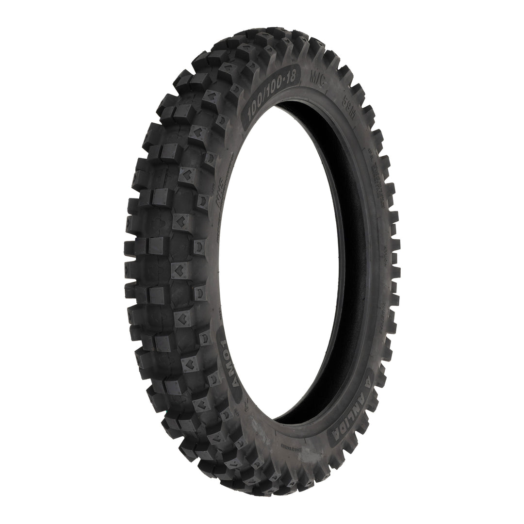 Anlida AM01 Tyre Set 80/100-21 Front & 100/100-18 Rear (NHS)