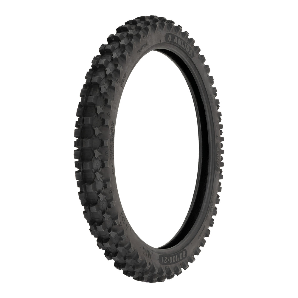 Anlida AM01 Tyre Set 80/100-21 Front & 110/90-19 Rear (NHS)