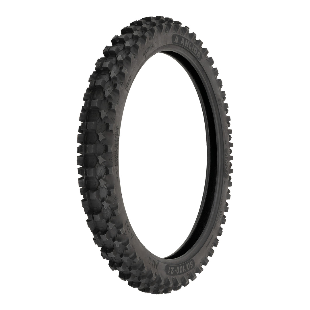Anlida AM01 Tyre Set 80/100-21 Front & 120/80-19 Rear (NHS)
