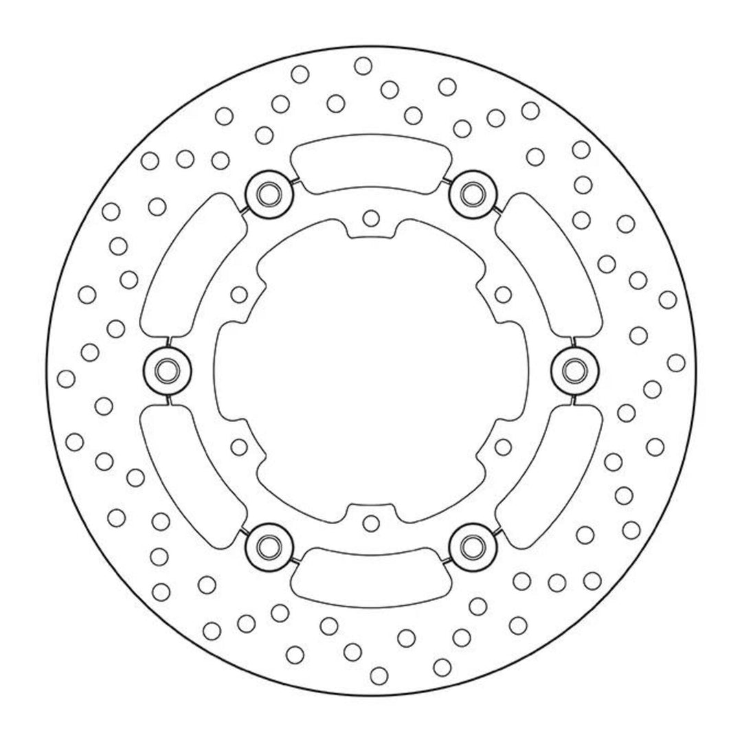 Brembo Prime Brake Disc Serie Oro Rear 78B40833