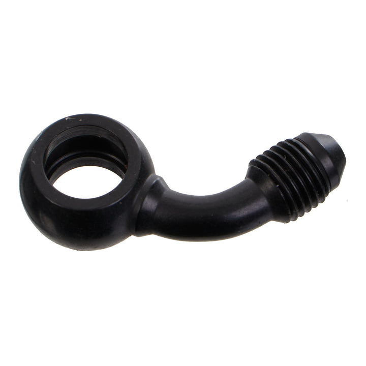 Whites Brake - 10mm Banjo - 45°@90 Steel Black