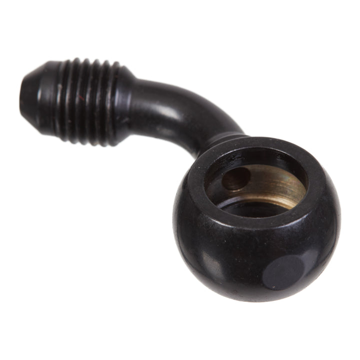Whites Brake - 10mm Banjo - 45°@90 Steel Black