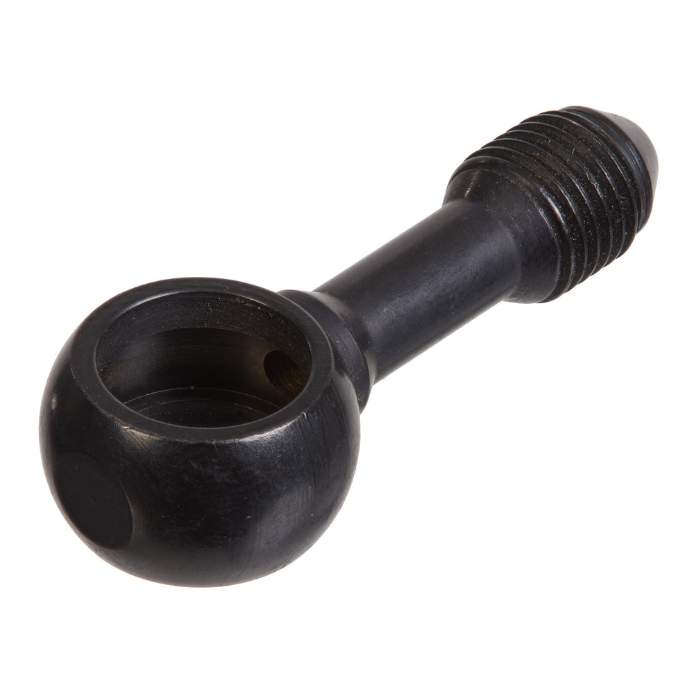 Whites Brake - 11mm (7/16) Banjo - Straight Steel Black