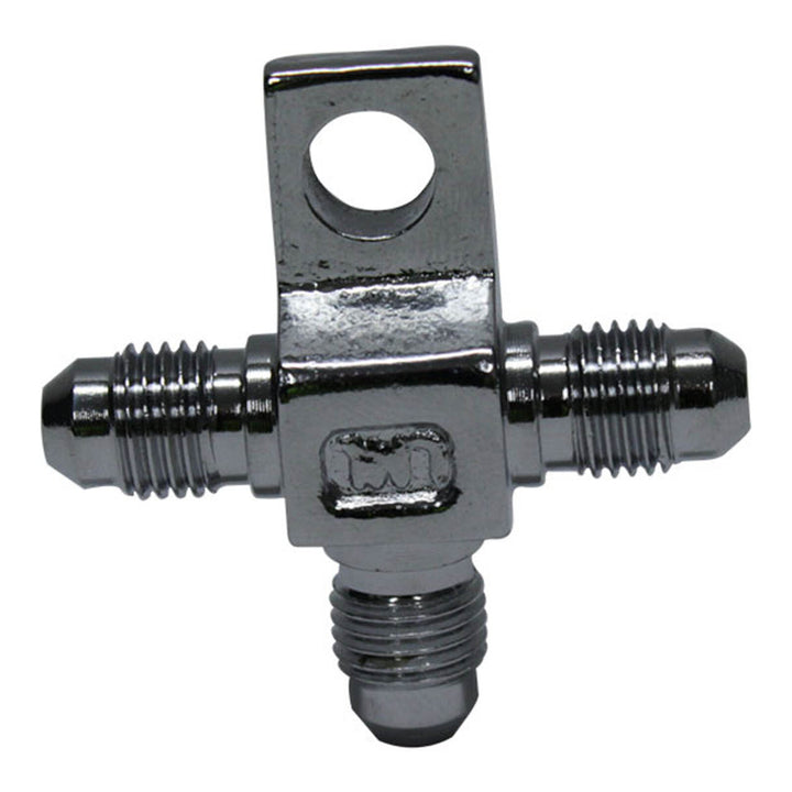 Whites Brake - Line Tee - Steel Chrome