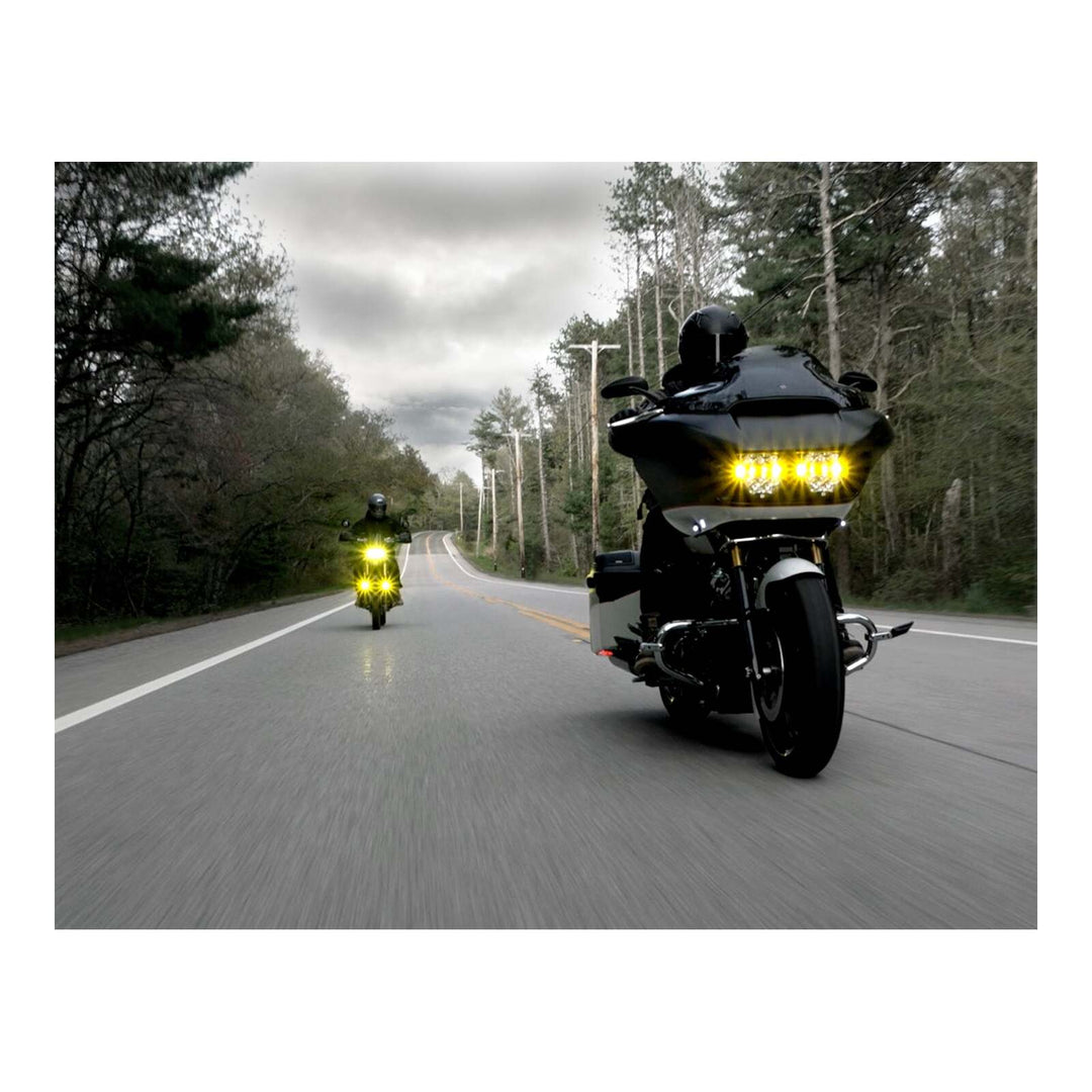 Denali HD Road Glide Head Light Packaged Kit