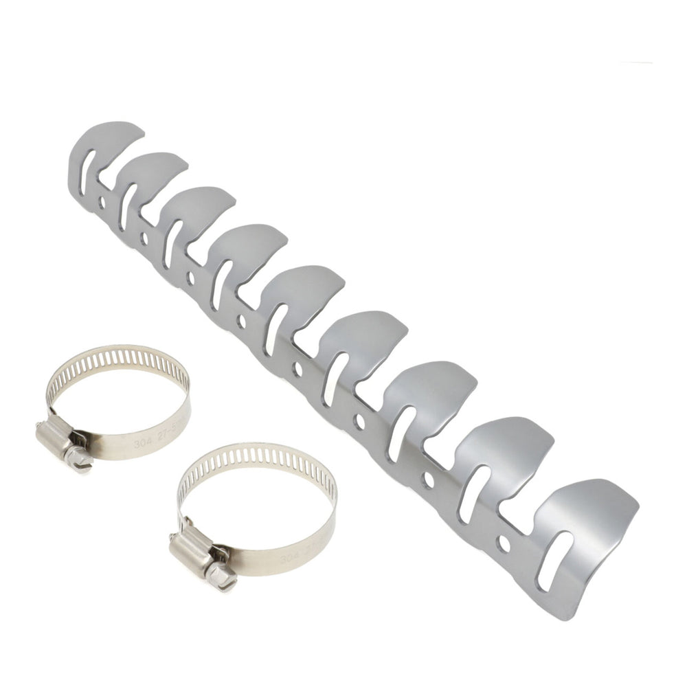 DRC 4-Stroke Universal Exhaust Pipe Guard - Titanium