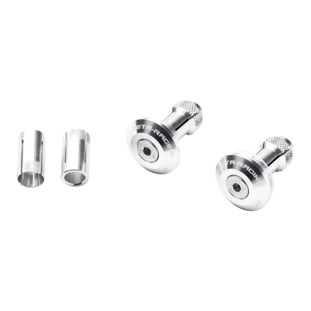 Zeta Bar End Plugs 29mm (2 Pack) - Silver