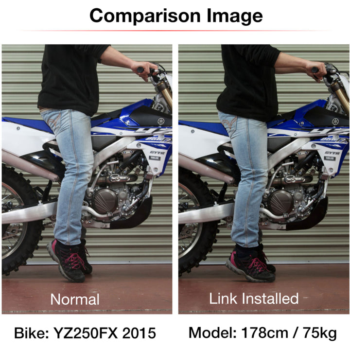 Zeta RSL Low Down Link -30mm - Honda CRF1000L Africa Twin - Red