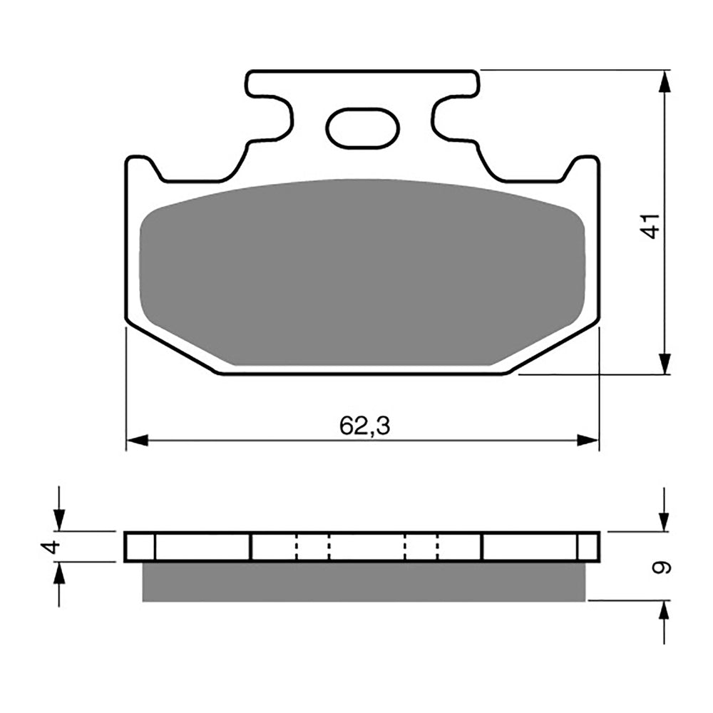 GOLDfren Brake Pads GF001 - S3