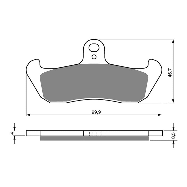 GOLDfren Brake Pads GF006 - AD