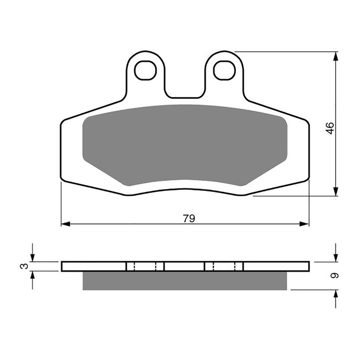 GOLDfren Brake Pads Off-Road Racing GF026 - K5 (PR111)
