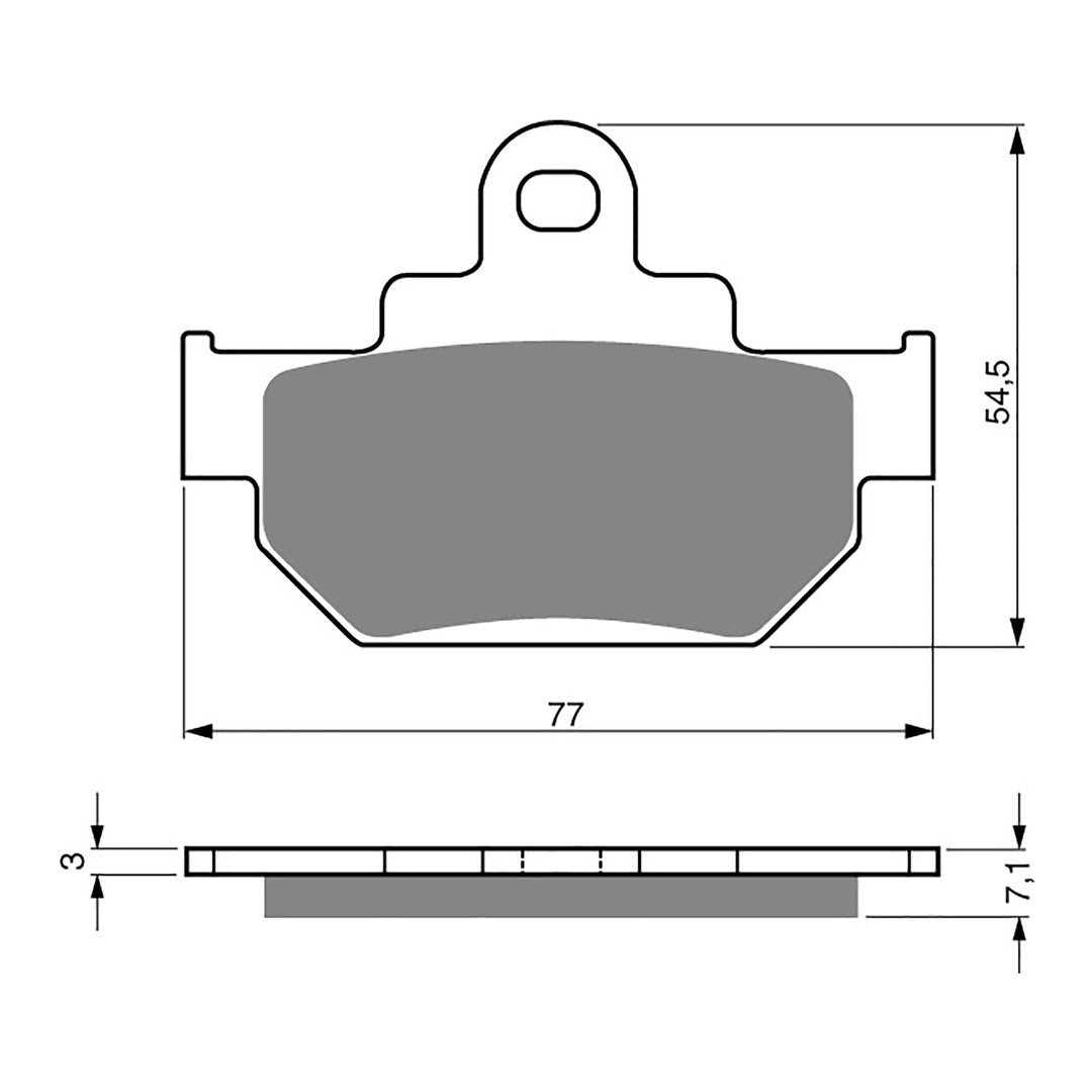 GOLDfren Brake Pads Sintered Sports GF030 - S3 (PH35)