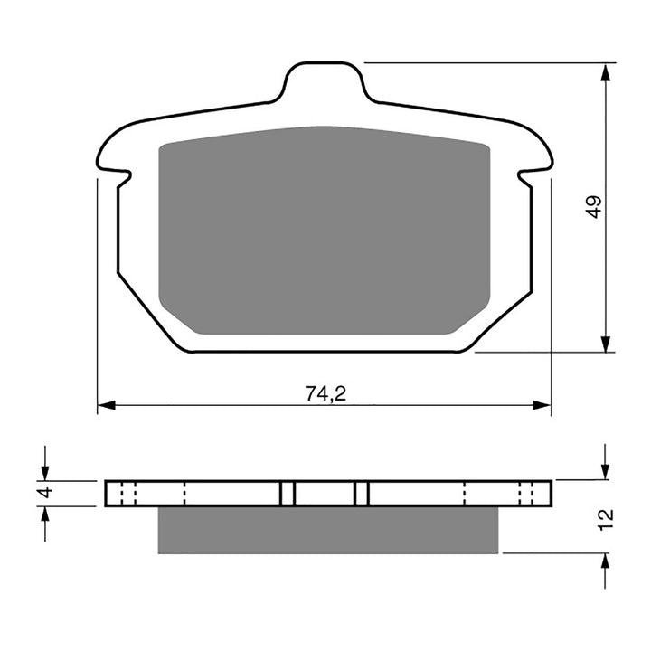 GOLDfren Brake Pads Sintered Sports GF058 - S3 (PH73)