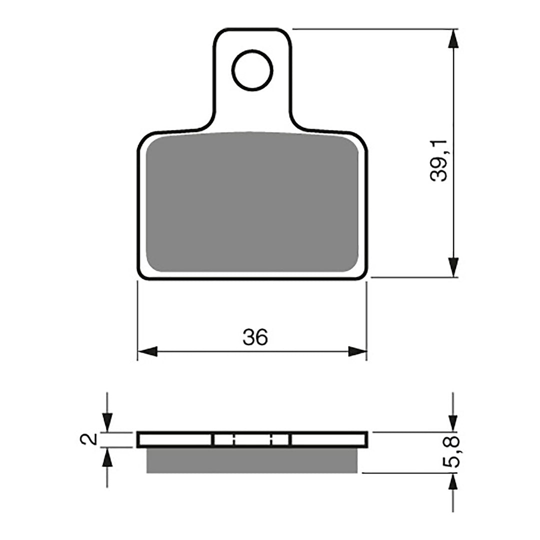 GOLDfren Brake Pads GF173 - K5