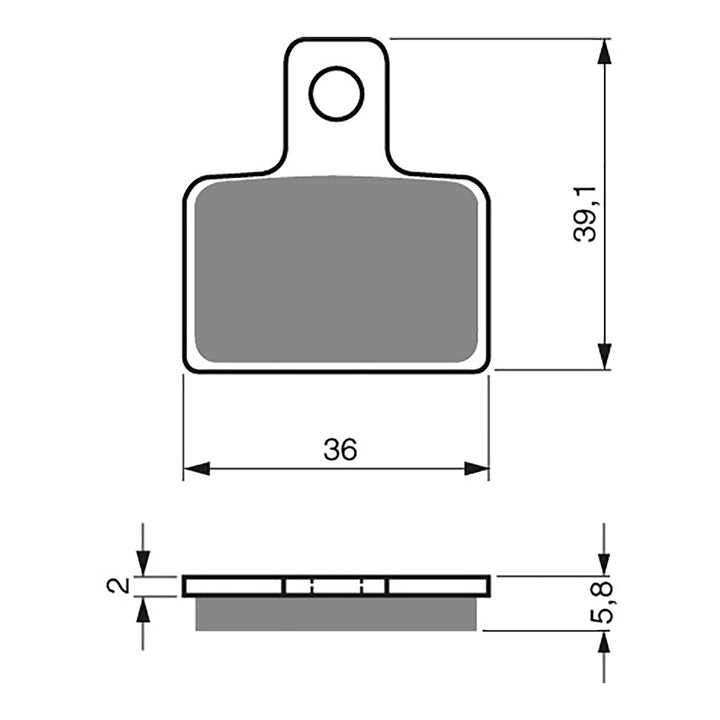 GOLDfren Brake Pads GF173 - K5