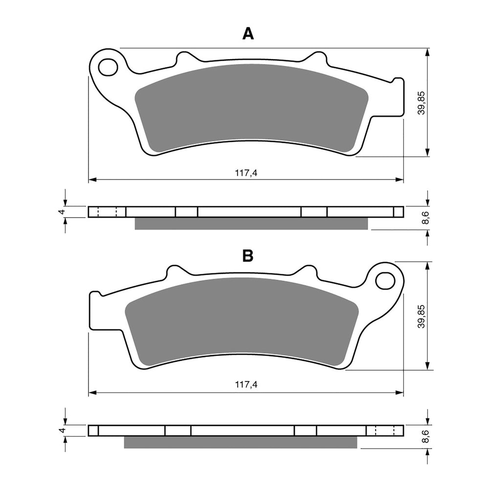 GOLDfren Brake Pads GF193 - S3