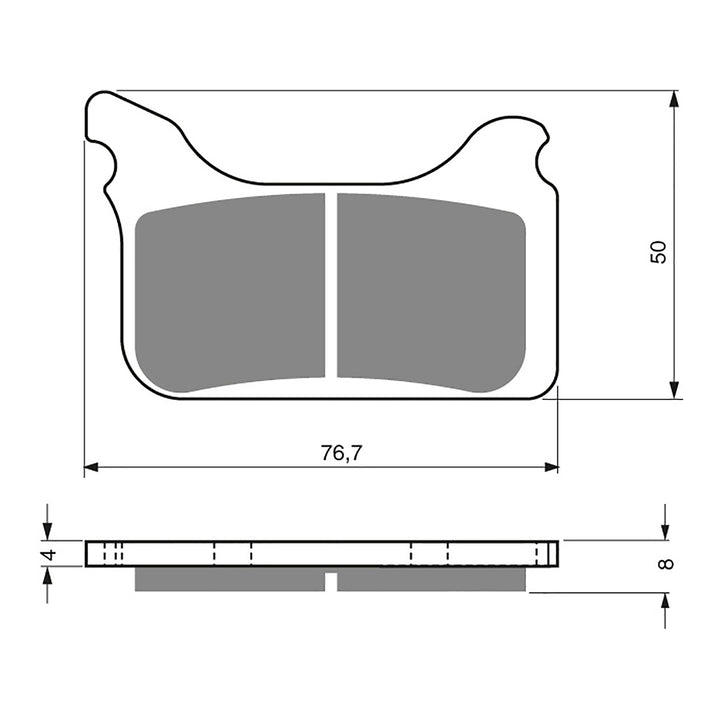 GOLDfren Brake Pads Sintered Sports GF231 - S3 ( PH350 )