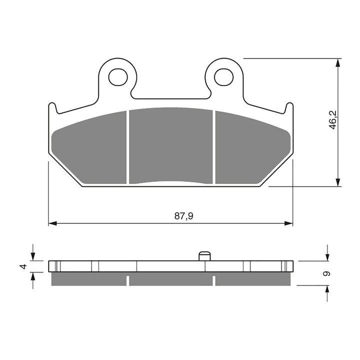 GOLDfren Brake Pads Sintered Sports GF265 - S3 ( PH356 )