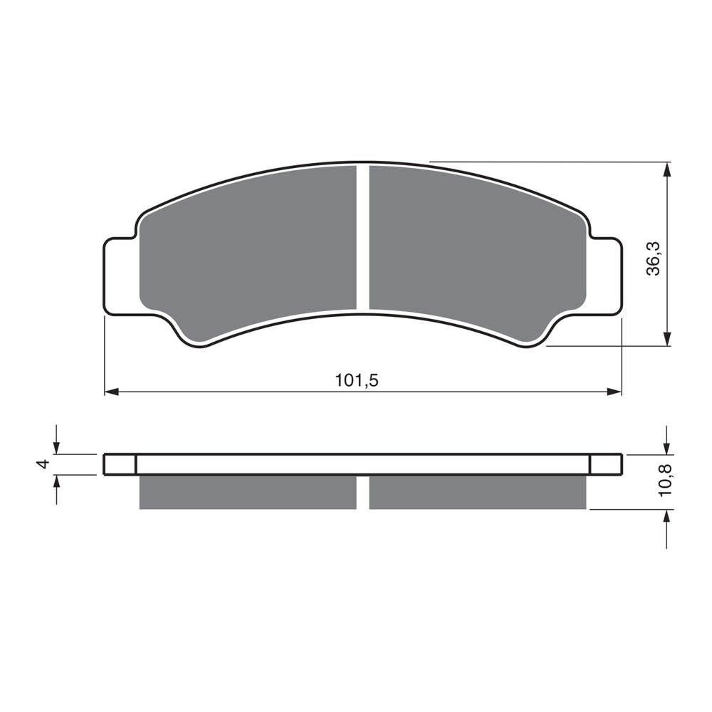 GOLDfren Brake Pads Off-Road Racing GF389 - K5