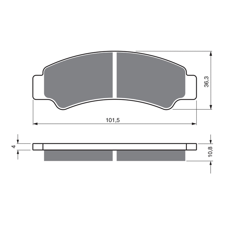 GOLDfren Brake Pads Off-Road Racing GF389 - K5