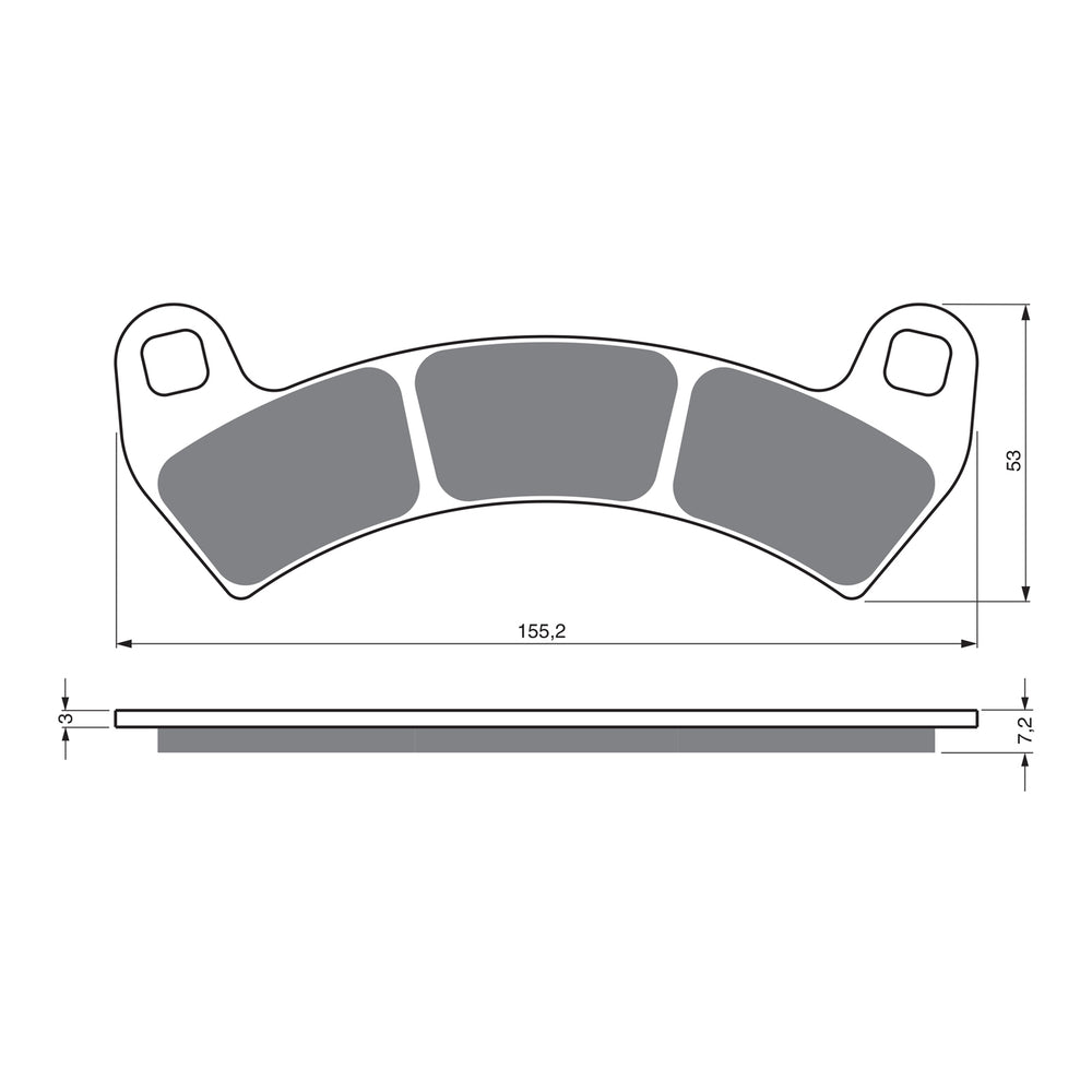 GOLDfren Brake Pads Off-Road Racing GF391 - K5