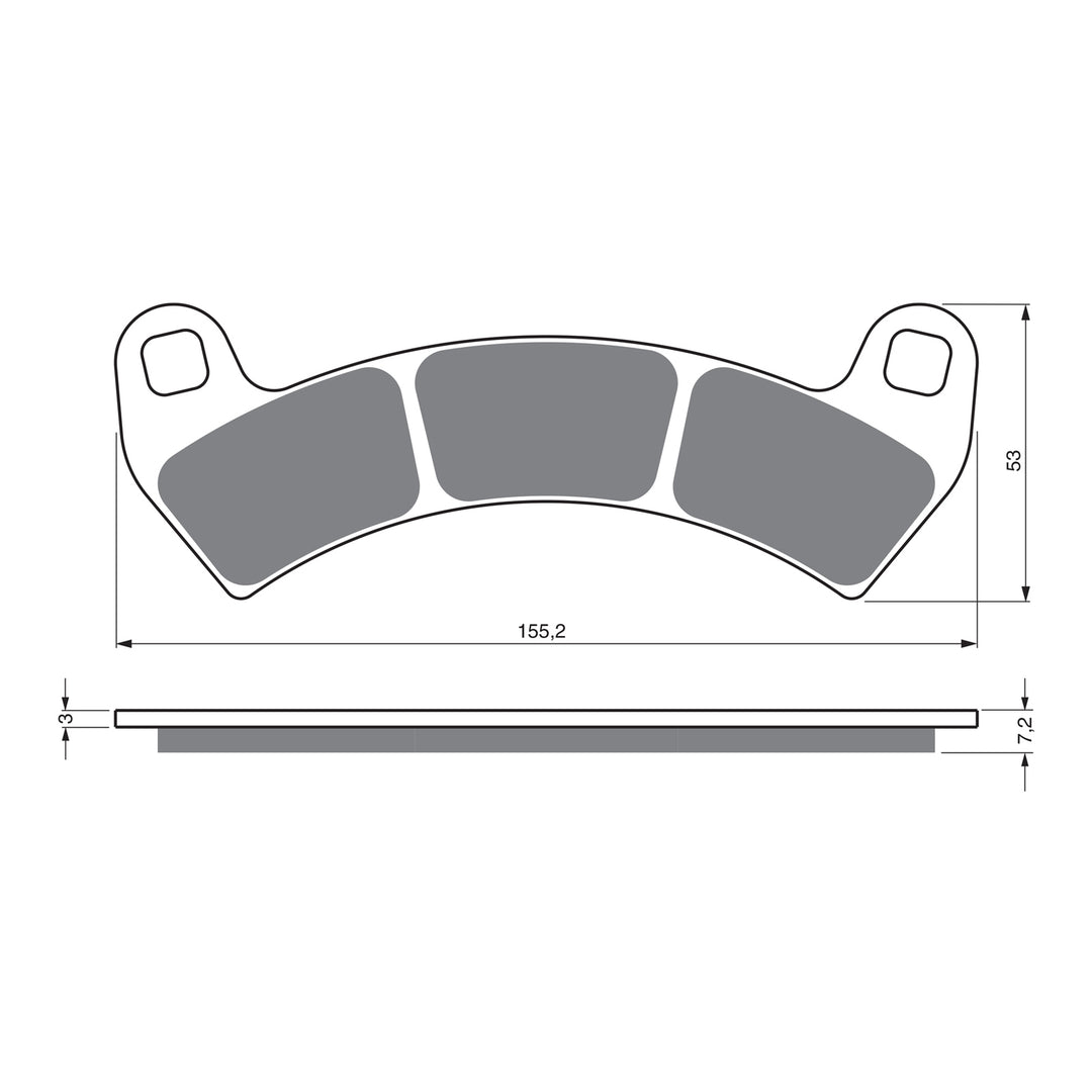 GOLDfren Brake Pads Off-Road Racing GF391 - K5