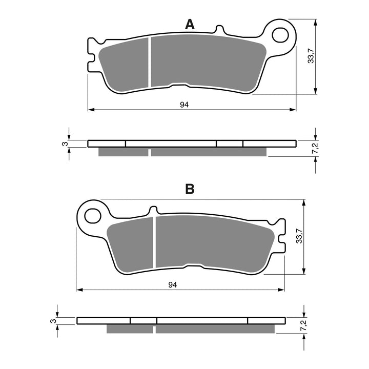 GOLDfren Brake Pads GF403 - K5
