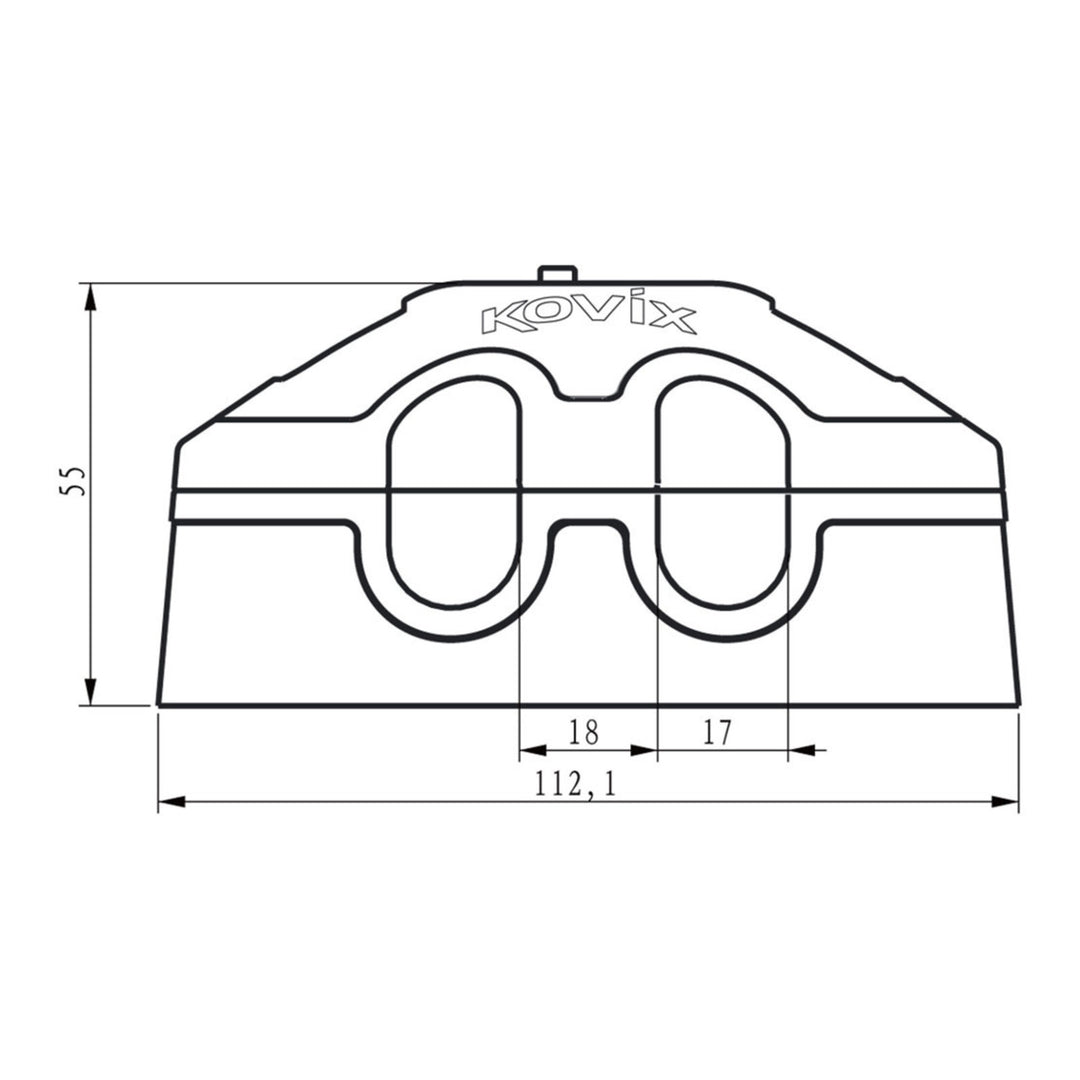 Kovix Floor Anchor Black