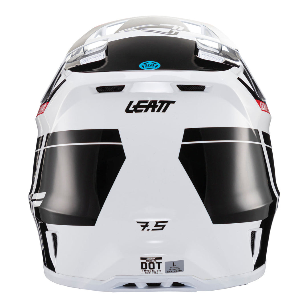 Leatt 7.5 Helmet Kit - Black / White