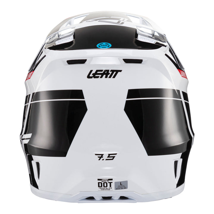 Leatt 7.5 Helmet Kit - Black / White