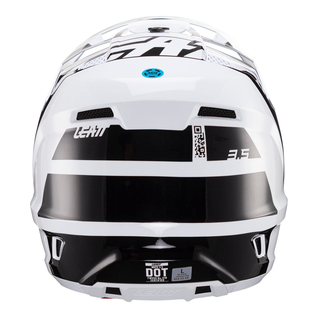 Leatt 3.5 Junior Helmet - Black / White