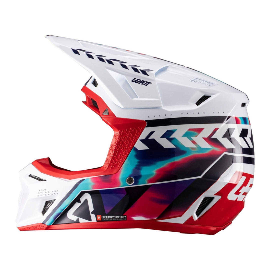 Leatt 2026 8.5 Helmet Kit - Royal Blue / Red