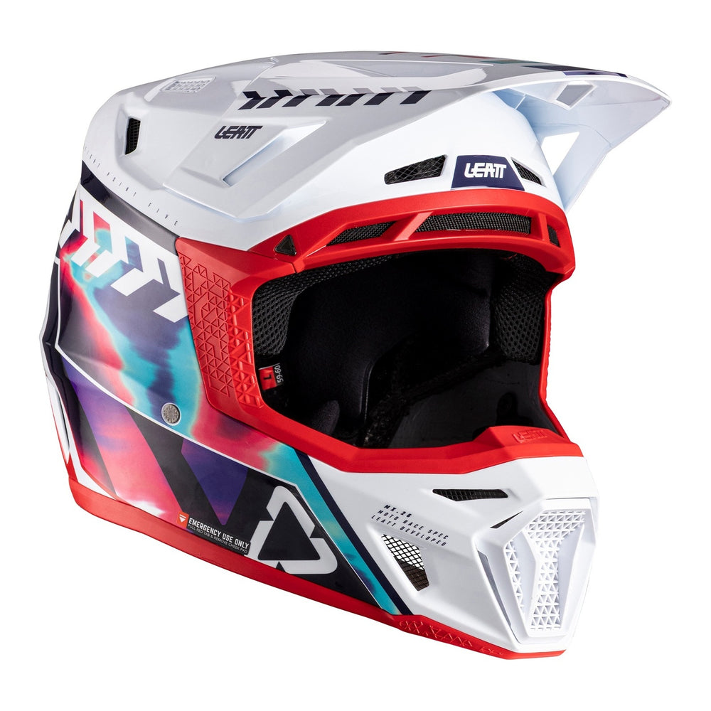 Leatt 2026 8.5 Helmet Kit - Royal Blue / Red
