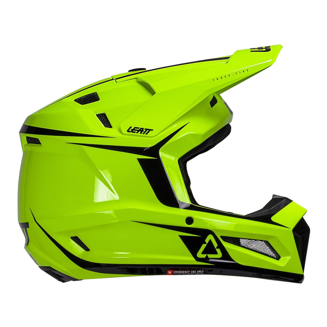 Leatt 2026 3.5 Junior Helmet Kit - Neon Yellow