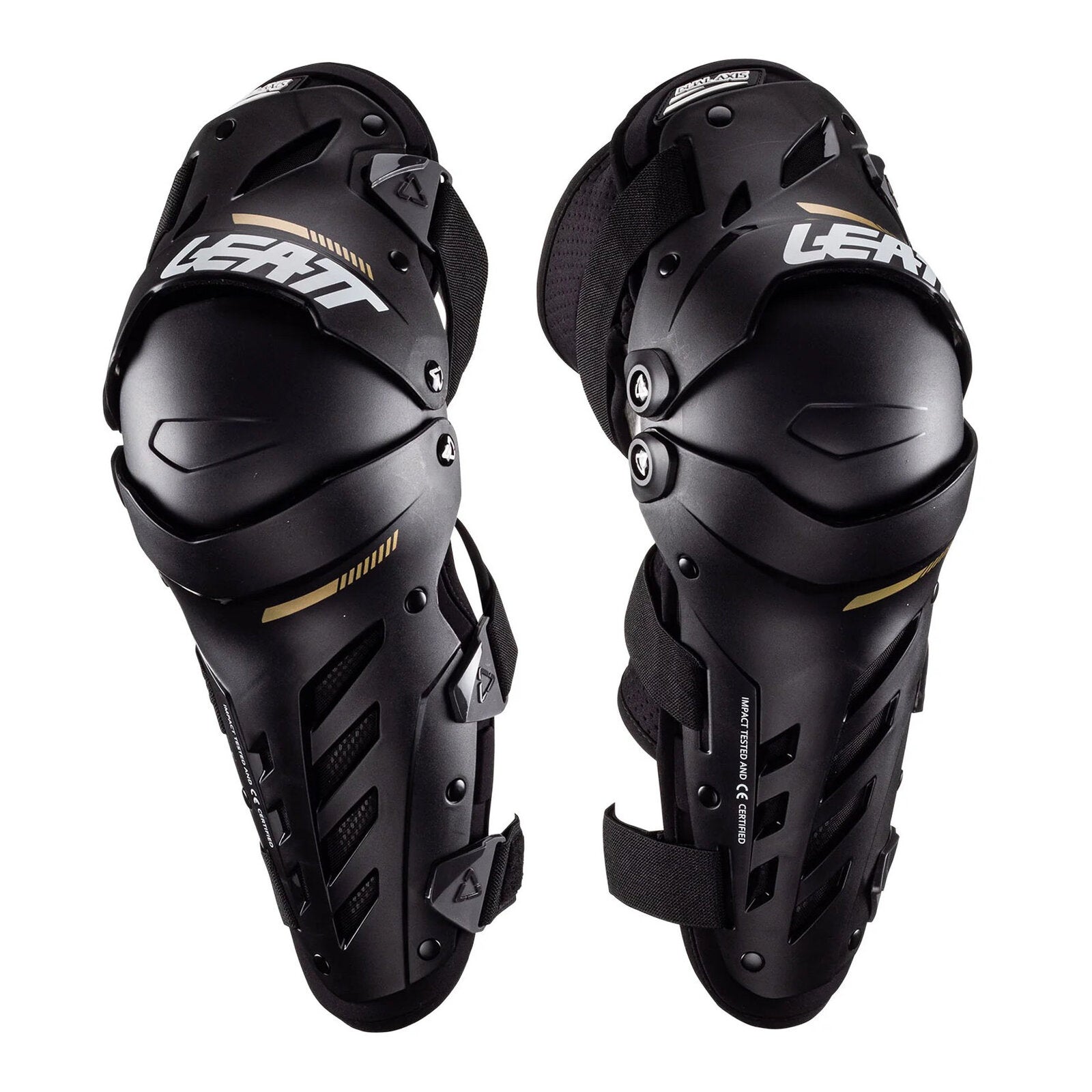 Leatt Dual Axis Knee & Shin Guard - Black – WhitesMoto