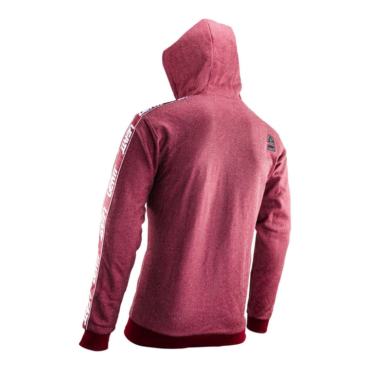 Leatt Premium Zip Hoodie - Ruby