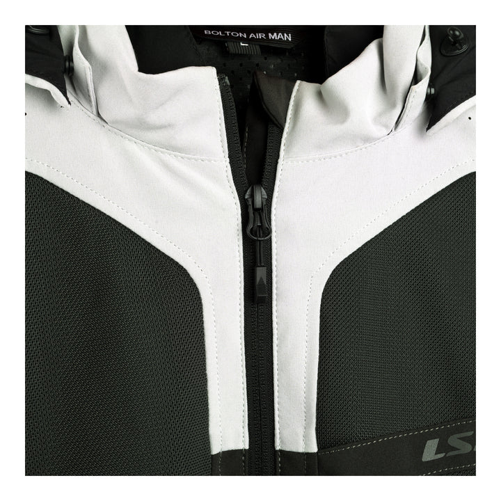 LS2 Bolton Air Man Jacket - Green / Grey