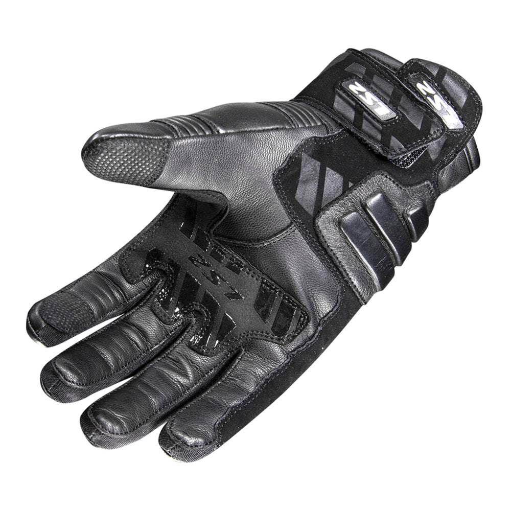 LS2 Octane Men's Leather Gloves - Black