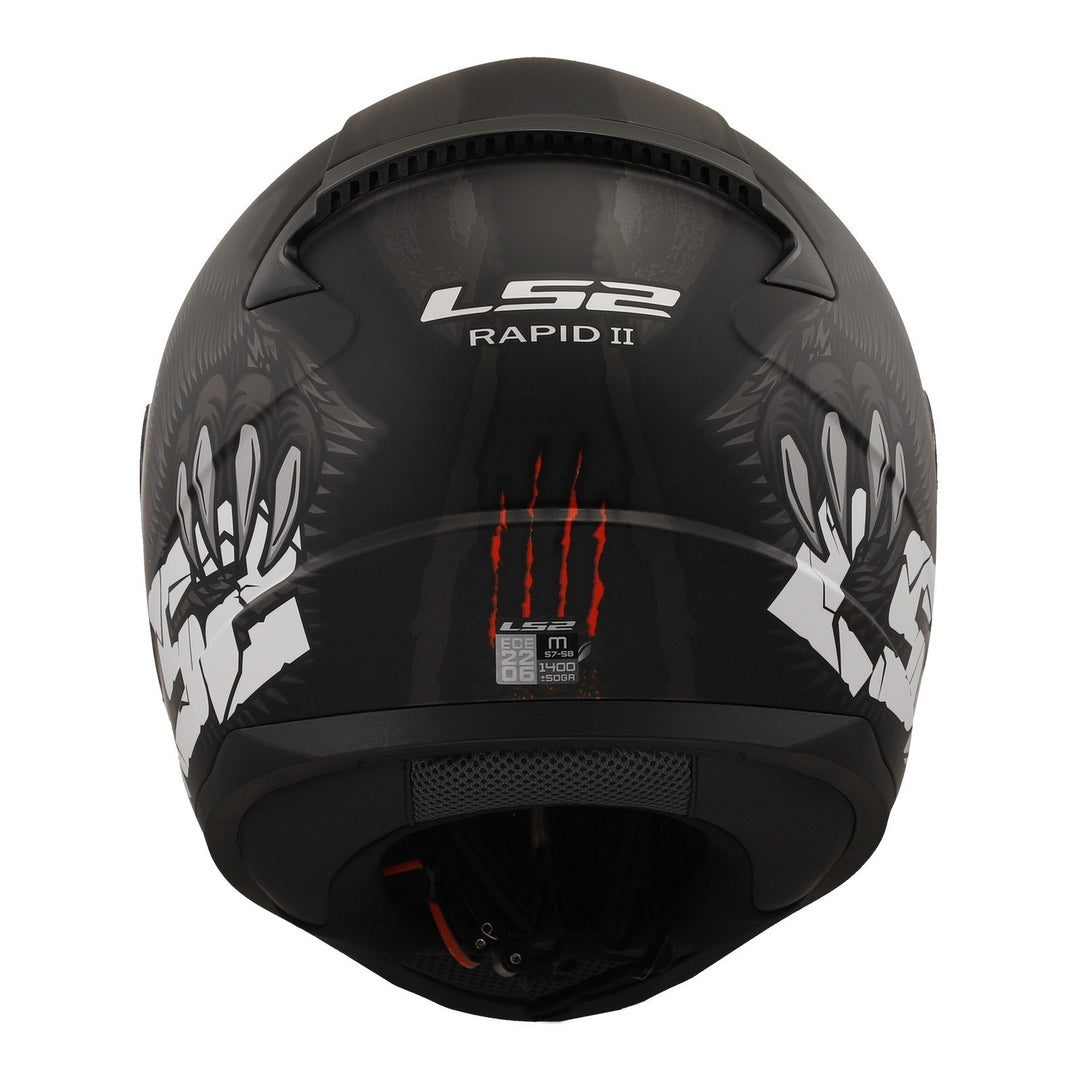 LS2 FF353 Rapid II Claw Helmets - Black 06