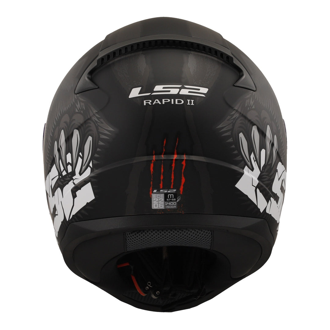 LS2 FF353 Rapid II Claw Helmets - Black 06