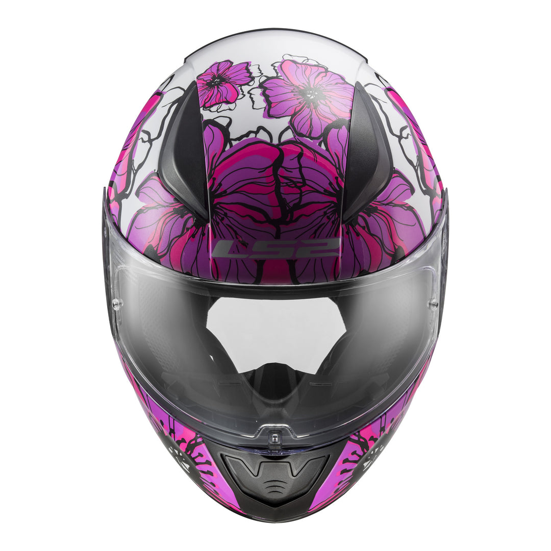 LS2 FF353 Rapid II Helmet - Poppies Pink 06