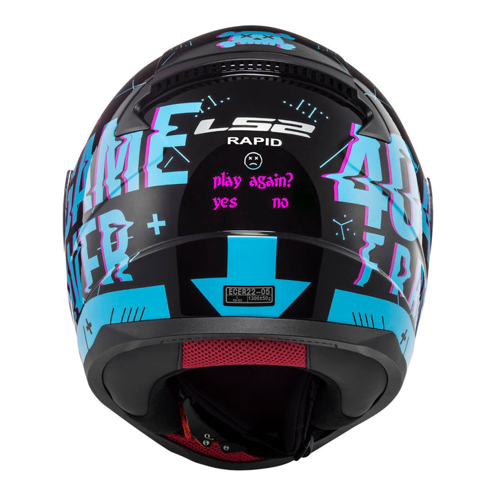 LS2 FF353 Rapid Player Helmet - Black / Blue
