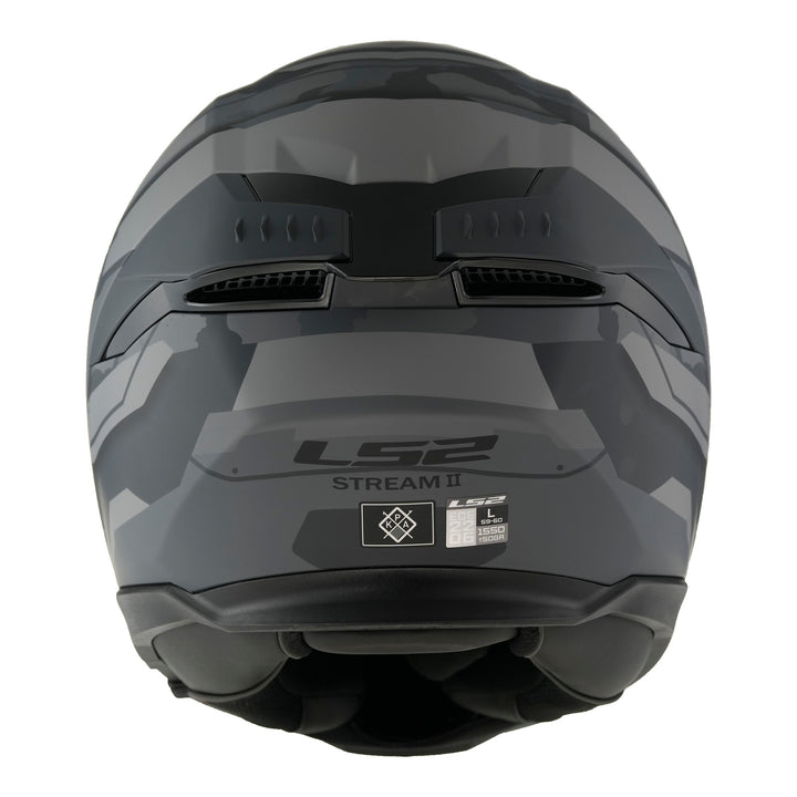 LS2 FF808 Stream II Shadow Helmet - Matte Titanium / Grey 06