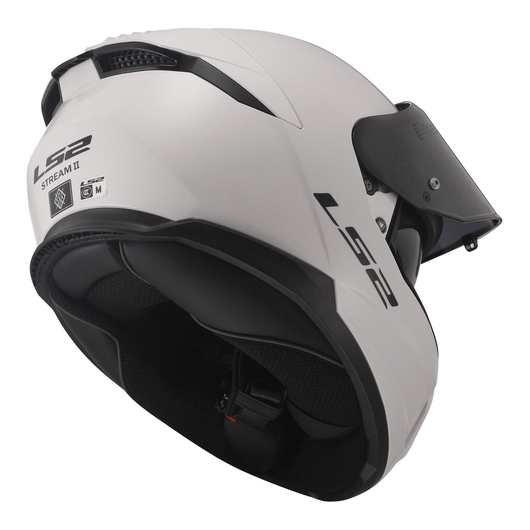 LS2 FF808 Stream II Helmet - White 06
