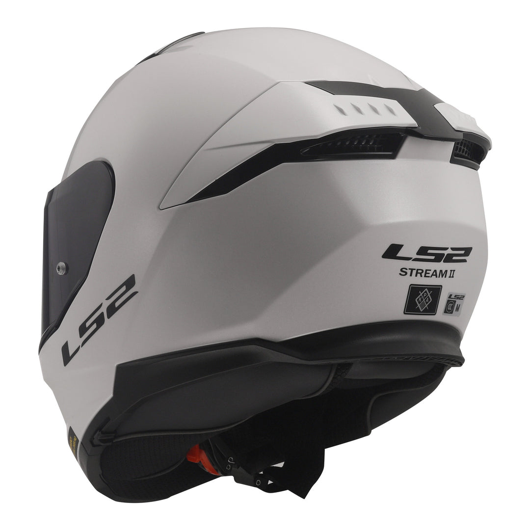 LS2 FF808 Stream II Helmet - White 06