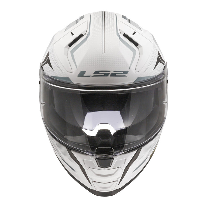LS2 FF811 Vector II Alizer - Matte White / Silver 06