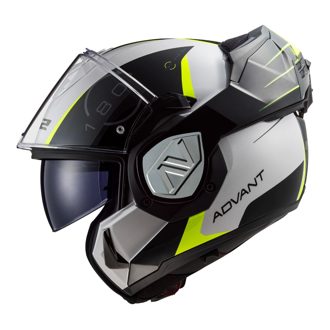LS2 FF906 Advant Codex Helmet - White / Black 06