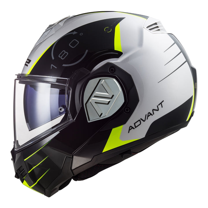 LS2 FF906 Advant Codex Helmet - White / Black 06